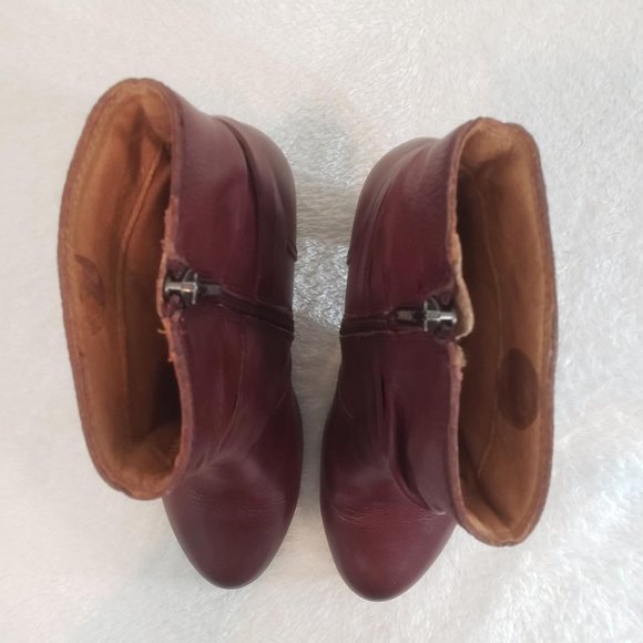 Pikolinos Woman's Sz 6.5  Ankle Boot Brown Leather - Picture 4 of 12